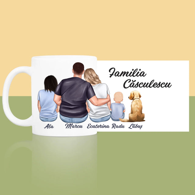 Creator De Personaj: Portret De Familie - Cană