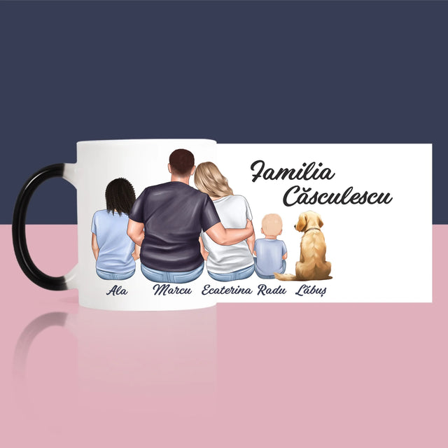 Creator De Personaj: Portret De Familie - Cană