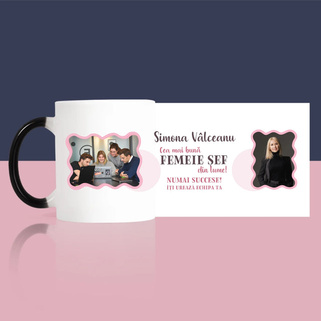 Colaj De Fotografii: Cea Mai Bună Femeie Șef - Cană