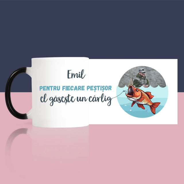 Fotografie Si Semnătură: El Găsește Un Cârlig - Cană