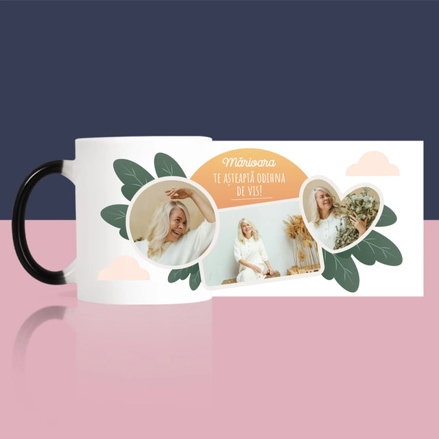 Colaj De Fotografii: Odihna De Vis - Cană