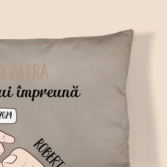 Numele Și Semnătura: Prima Zi A Tatălui Împreună - Pernă (Cu Fotografie)