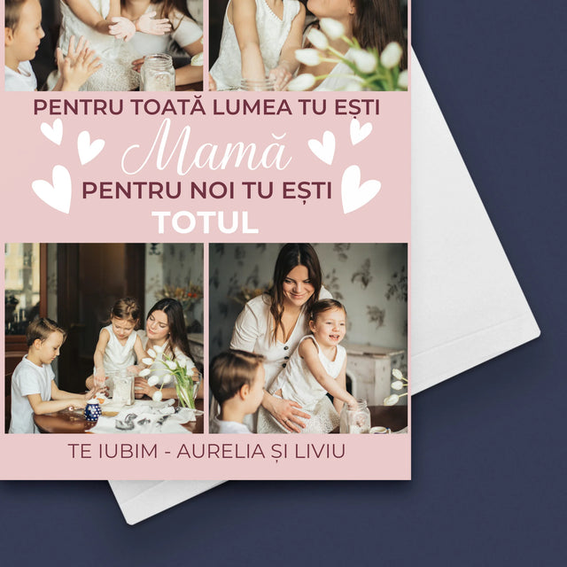Colaj De Fotografii: Mamă Ești Totul - Card Cu Felicitări