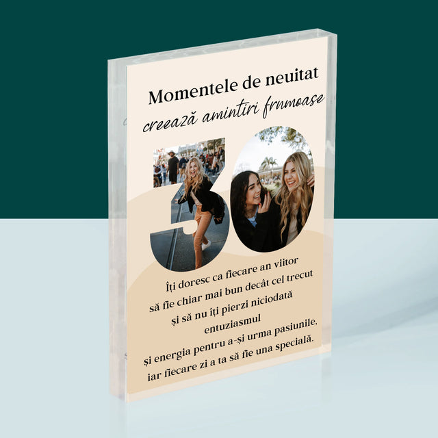 Cuvânt Din Fotografii: 30 De Ani - Bloc Acrilic