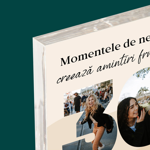 Cuvânt Din Fotografii: 30 De Ani - Bloc Acrilic