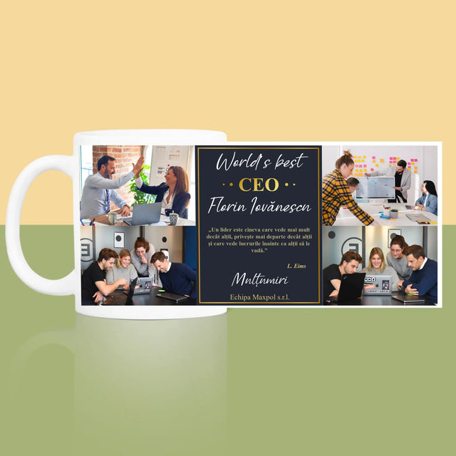 Colaj De Fotografii: World’S Best Ceo - Cană