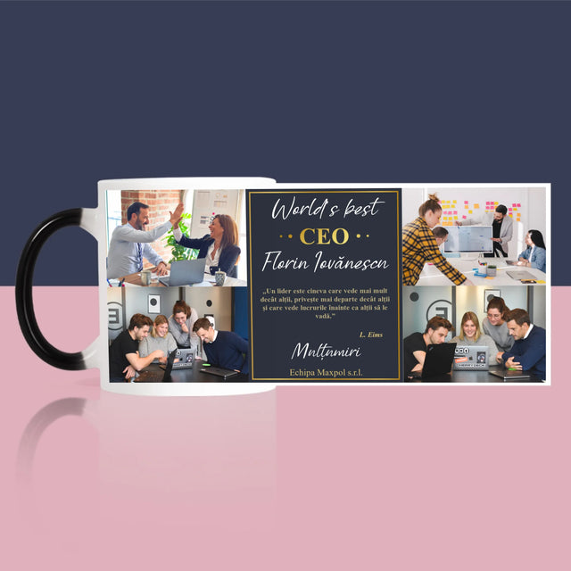 Colaj De Fotografii: World’S Best Ceo - Cană