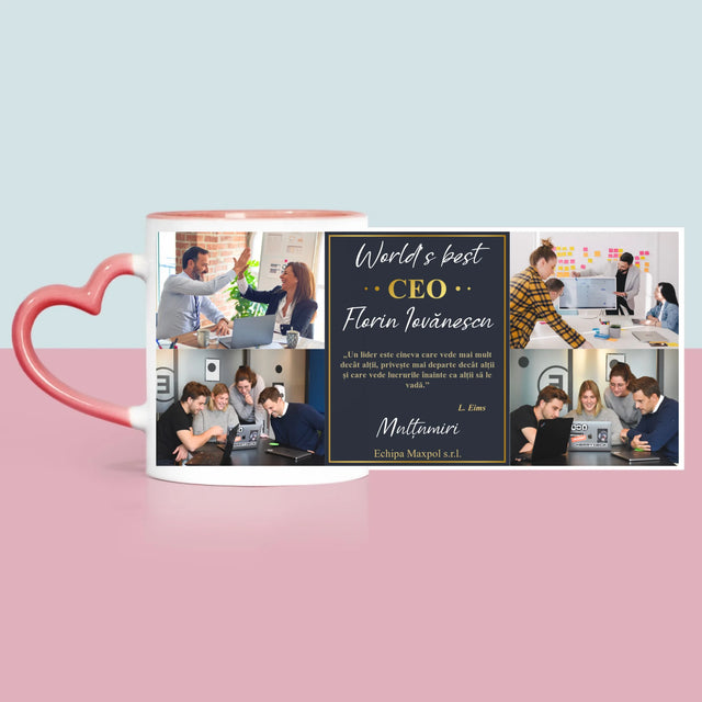 Colaj De Fotografii: World’S Best Ceo - Cană