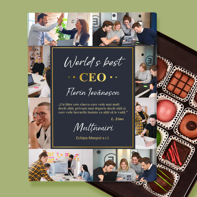 Colaj De Fotografii: World’S Best Ceo - Praline