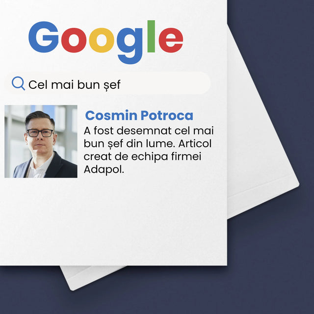Fotografie Si Semnătură: Cel Mai Bun Șef - Rezultat Google - Card Cu Felicitări