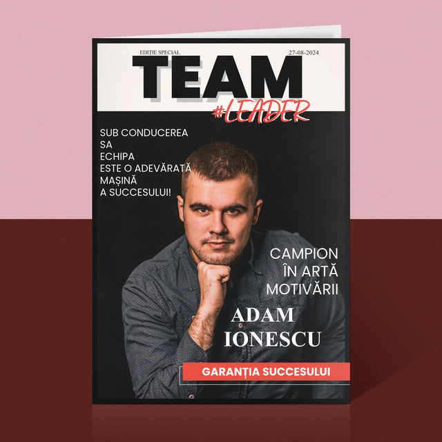 Copertă Derevistă: Team Lider - Card Cu Felicitări
