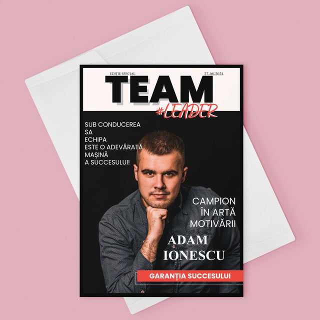 Copertă Derevistă: Team Lider - Card Cu Felicitări