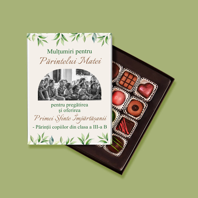 Fotografie Si Semnătură: Mulțumiri Pentru Prima Comuniune - Praline