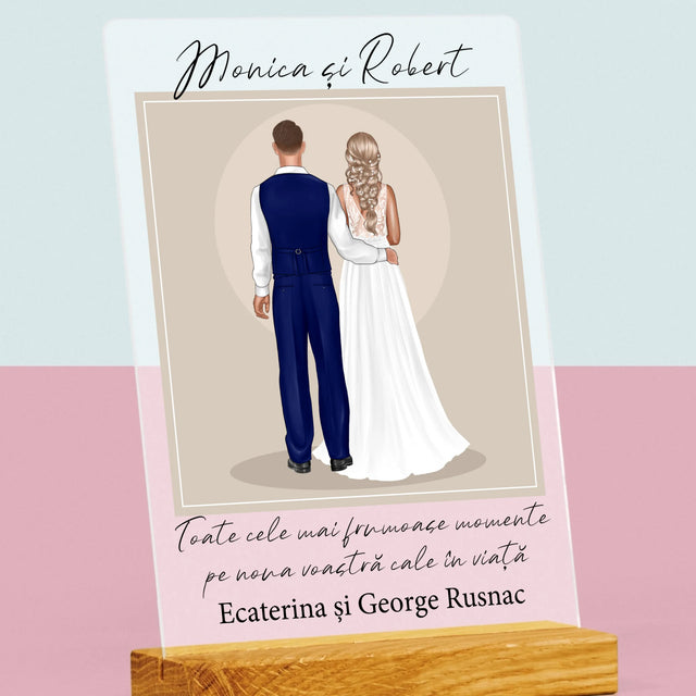 Creator De Personaj: Mirele Și Mireasa - Imprimare Pe Sticlă Acrilică (Verticală)