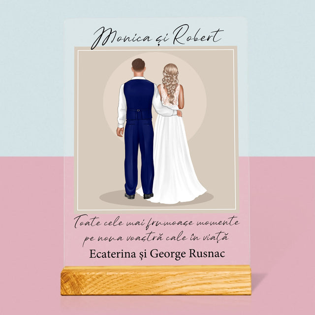 Creator De Personaj: Mirele Și Mireasa - Imprimare Pe Sticlă Acrilică (Verticală)