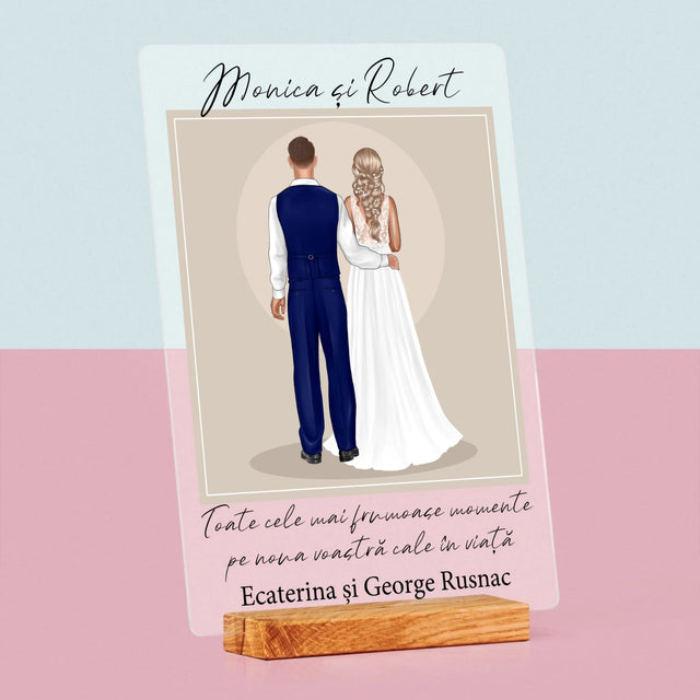 Creator De Personaj: Mirele Și Mireasa - Imprimare Pe Sticlă Acrilică (Verticală)