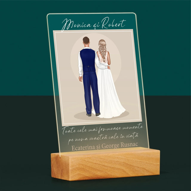 Creator De Personaj: Mirele Și Mireasa - Imprimare Pe Sticlă Acrilică (Verticală)