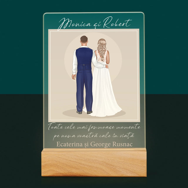 Creator De Personaj: Mirele Și Mireasa - Imprimare Pe Sticlă Acrilică (Verticală)