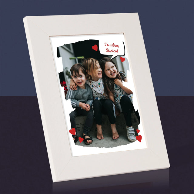 Fotografie Si Semnătură: Pentru Bunica Noastră Dragă - Ramă Pentru Fotografii (Horizontală)