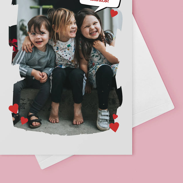 Fotografie Si Semnătură: Pentru Bunica Noastră Dragă - Card Cu Felicitări