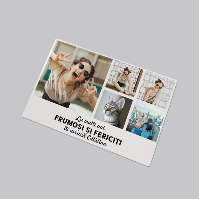 Colaj De Fotografii: Colaj De Fotografii Pentru Aniversare - Mapa De Birou