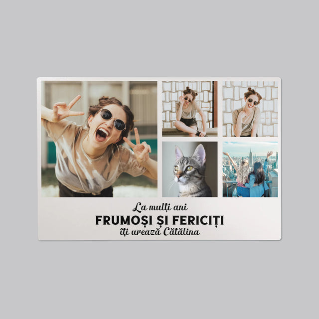 Colaj De Fotografii: Colaj De Fotografii Pentru Aniversare - Mapa De Birou