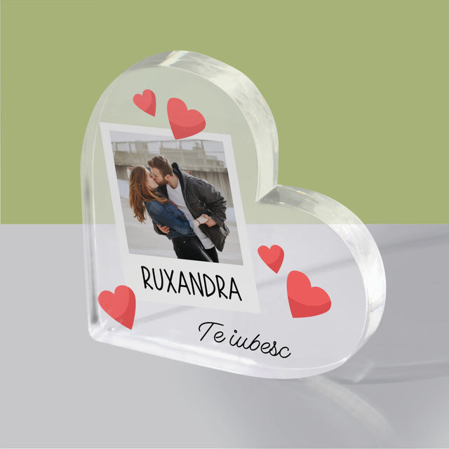 Fotografie Si Semnătură: Te Iubesc Fotografie - Bloc Acrilic