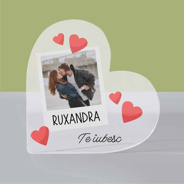 Fotografie Si Semnătură: Te Iubesc Fotografie - Bloc Acrilic