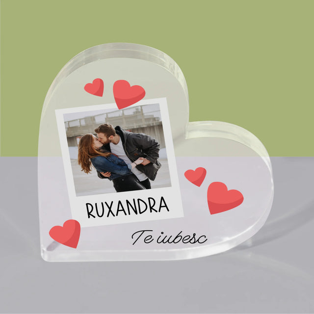 Fotografie Si Semnătură: Te Iubesc Fotografie - Bloc Acrilic