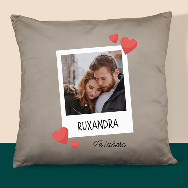 Fotografie Si Semnătură: Te Iubesc Fotografie - Pernă (Cu Fotografie)