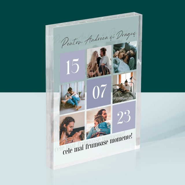 Colaj De Fotografii: Cele Mai Bune Momente - Bloc Acrilic