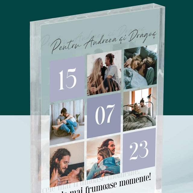 Colaj De Fotografii: Cele Mai Bune Momente - Bloc Acrilic