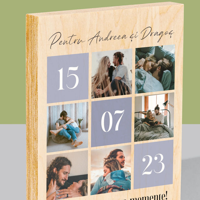 Imprimare pe lemn - verticală