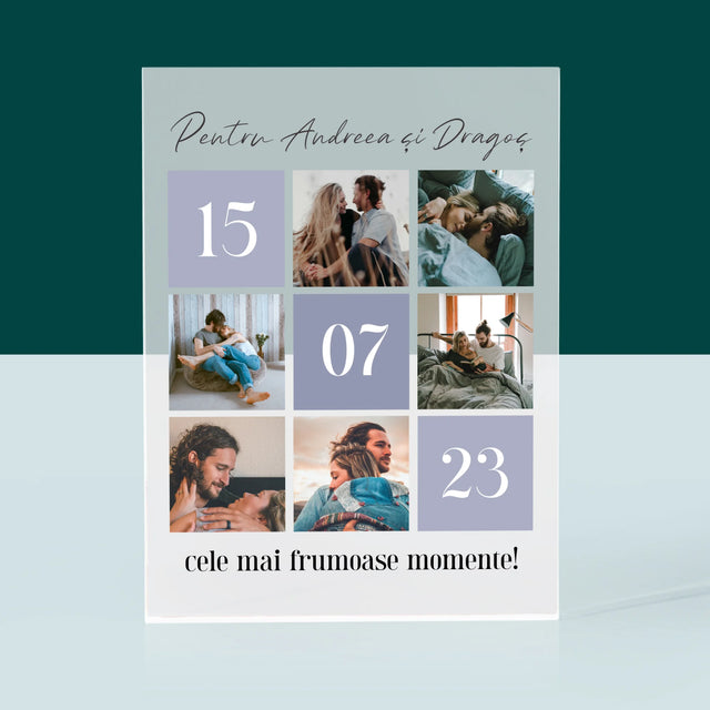 Colaj De Fotografii: Cele Mai Bune Momente - Bloc Acrilic