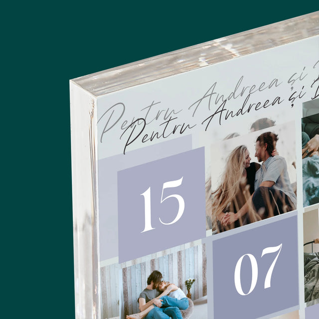 Colaj De Fotografii: Cele Mai Bune Momente - Bloc Acrilic