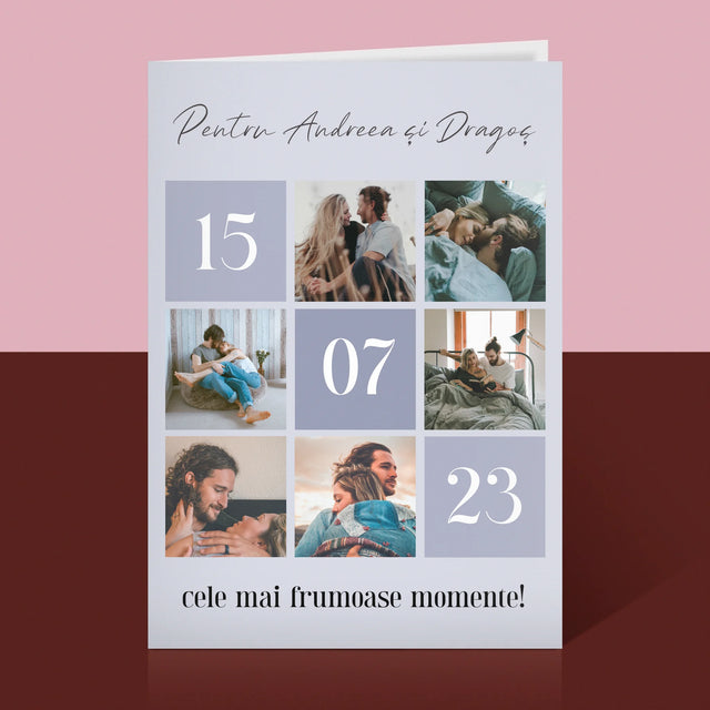 Colaj De Fotografii: Cele Mai Bune Momente - Card Cu Felicitări