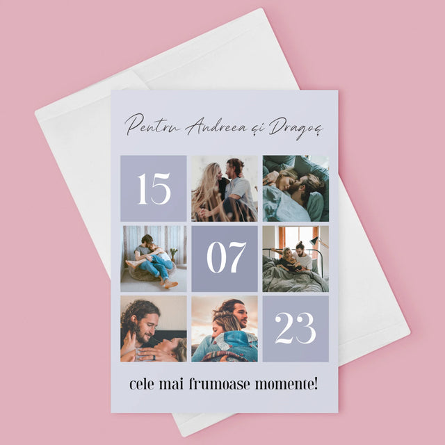 Colaj De Fotografii: Cele Mai Bune Momente - Card Cu Felicitări