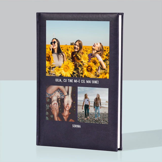 Colaj De Fotografii: Cele Mai Bune Prietene - Carte Pentru Notițe Cu Fotografie