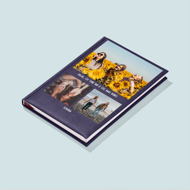 Colaj De Fotografii: Cele Mai Bune Prietene - Carte Pentru Notițe Cu Fotografie