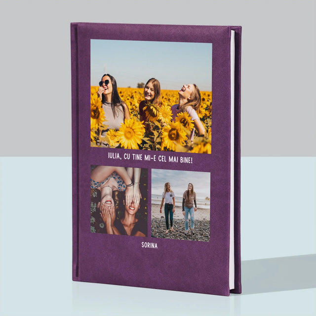 Colaj De Fotografii: Cele Mai Bune Prietene - Carte Pentru Notițe Cu Fotografie