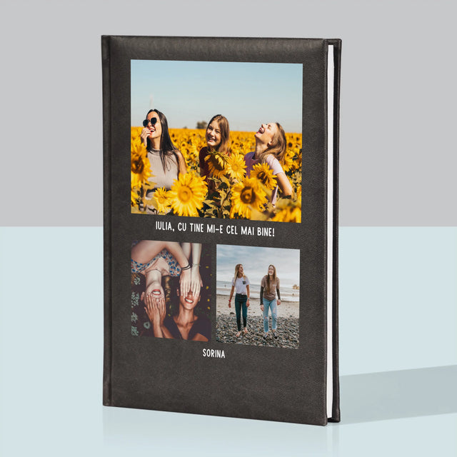 Colaj De Fotografii: Cele Mai Bune Prietene - Carte Pentru Notițe Cu Fotografie