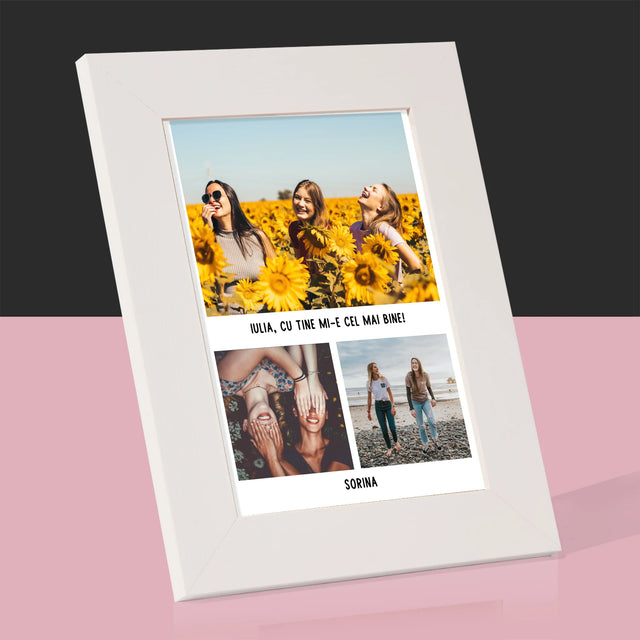Colaj De Fotografii: Cele Mai Bune Prietene - Ramă Pentru Fotografii (Horizontală)
