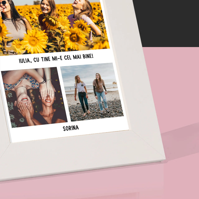 Colaj De Fotografii: Cele Mai Bune Prietene - Ramă Pentru Fotografii (Horizontală)