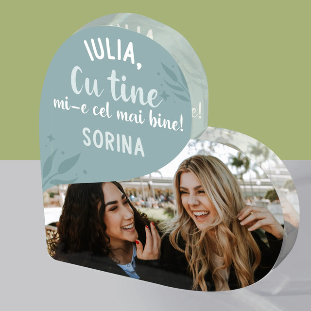 Colaj De Fotografii: Cele Mai Bune Prietene - Bloc Acrilic