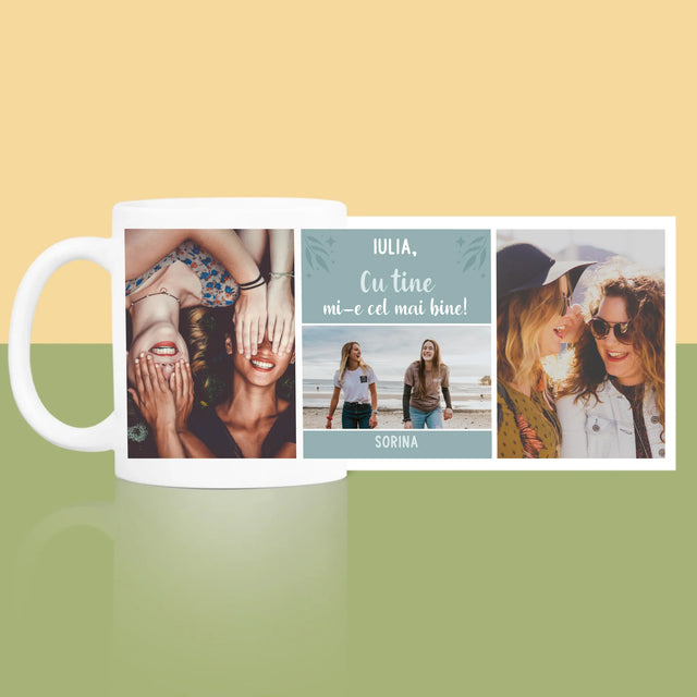 Colaj De Fotografii: Cele Mai Bune Prietene - Cană