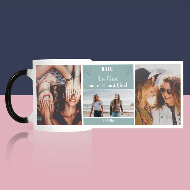 Colaj De Fotografii: Cele Mai Bune Prietene - Cană