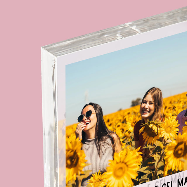 Fotografie Si Semnătură: Cele Mai Bune Prietene - Bloc Acrilic