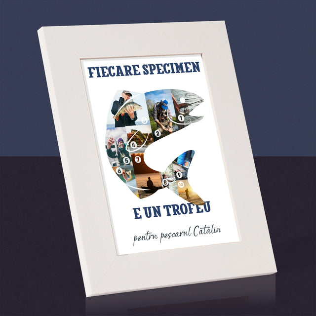 Formă Din Fotografii: Specimen De Pescar - Ramă Pentru Fotografii (Horizontală)