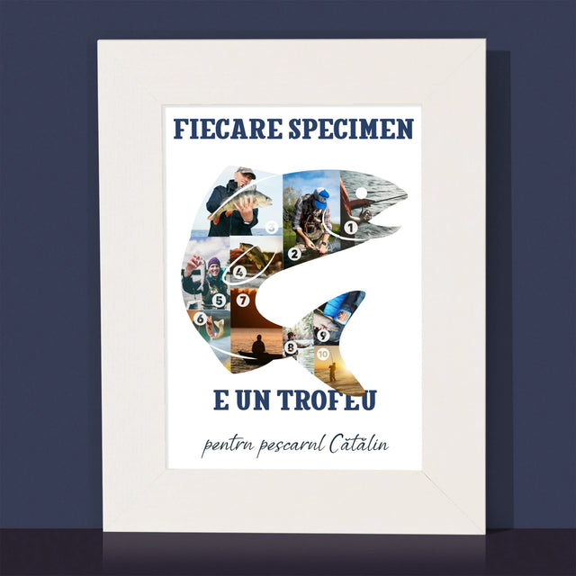 Formă Din Fotografii: Specimen De Pescar - Ramă Pentru Fotografii (Horizontală)