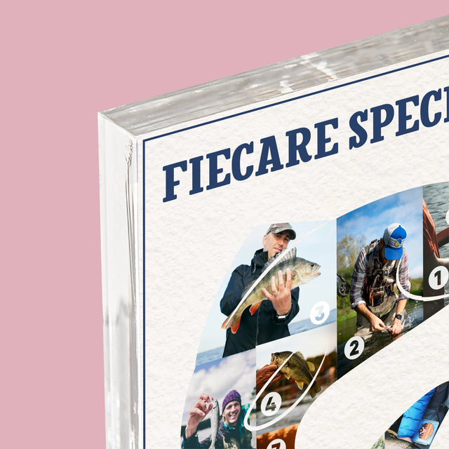 Formă Din Fotografii: Specimen De Pescar - Bloc Acrilic